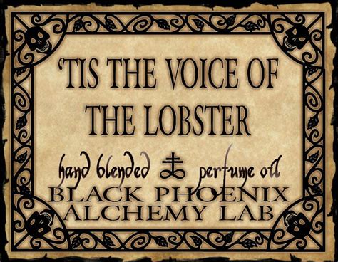 ‘Tis the Voice of the Lobster Perfume Oil – Black Phoenix Alchemy Lab