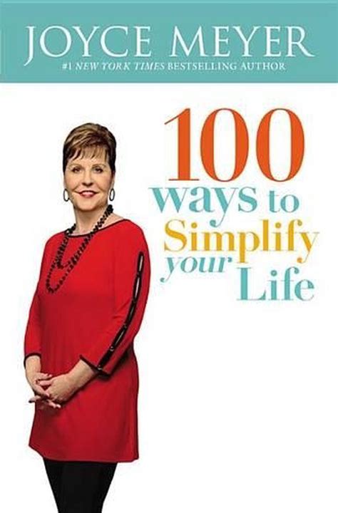 100 Ways to Simplify Your Life by Joyce Meyer (English) Paperback Book Free Ship 9781455538119 ...