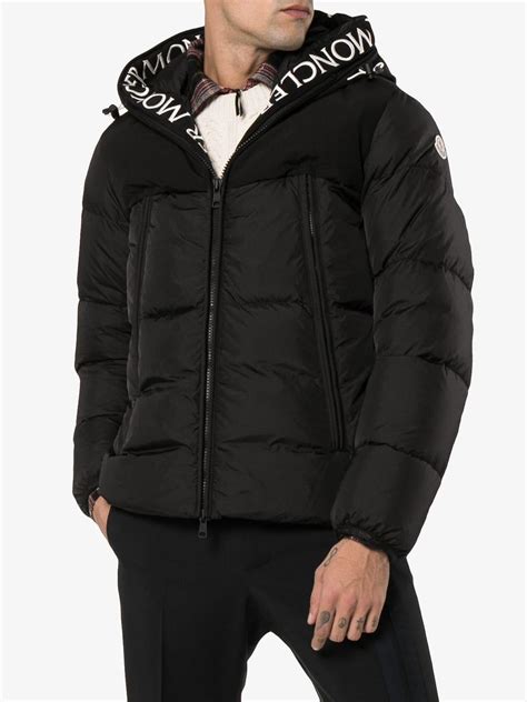 Moncler Synthetic Montclar Hooded Padded Jacket in Black for Men - Lyst