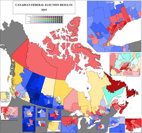 Canada. Legislative Election 2015 - Electoral Geography 2.0