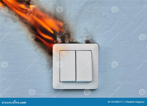 Faulty Wiring Blamed for House Fire Stock Image - Image of prevention, burnt: 151540111