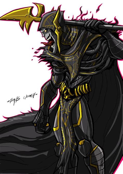 CORVUS GLAIVE by https://www.deviantart.com/sabrerine911 on @DeviantArt | Corvus glaive, Marvel ...