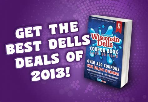 New 2013 Wisconsin Dells Coupon Book® - Over 550 coupons and over ...