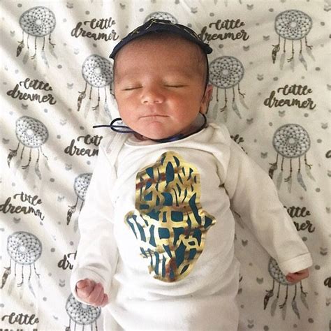 Bris Gown Kippah Set for Jewish Baby Boy Gold Hamsa Design | Etsy