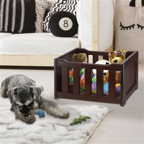 RICHELL Elegant Wooden Dog Toy Box, Medium - Chewy.com