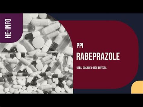 #rabeprazole | Uses, Dosage, Side Effects & Mechanism | Aciphex - YouTube