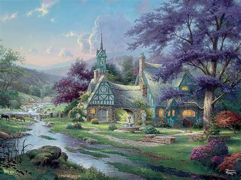 Amazon.com: thomas kinkade puzzles