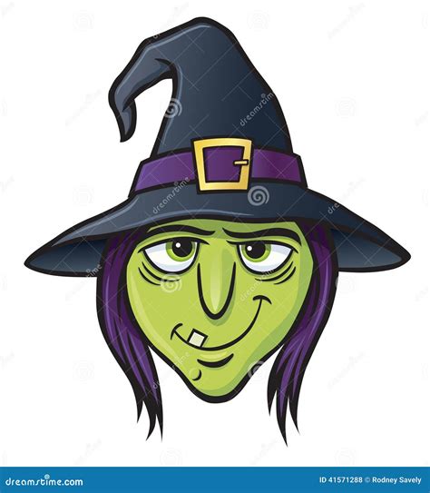 Witch Face stock illustration. Illustration of evil, witch - 41571288