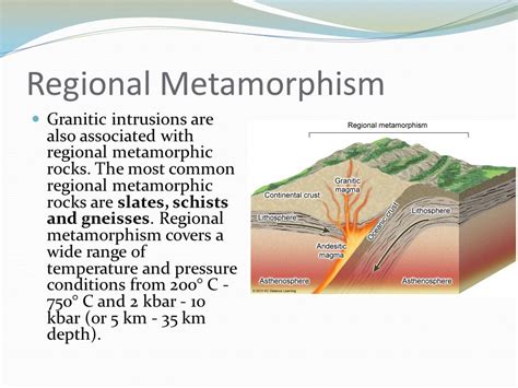 Regional Metamorphism Examples