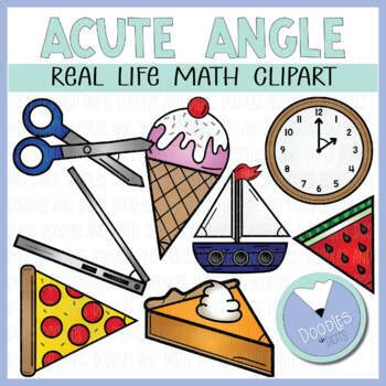 Acute Angle Clipart -Real Life Examples of Acute Angles by Doodles and Digits