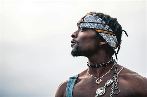 Man Wearing A Bandana On His Head · Free Stock Photo