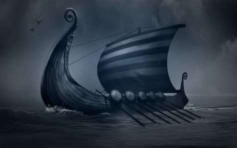 Viking Ship Wallpaper - WallpaperSafari