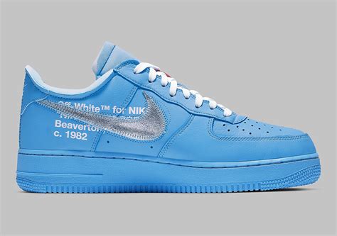 ースト NIKE - OFF-WHITE × NIKE × MCA エアフォース1 ブルーの通販 by ツスギ's shop｜ナイキならラクマ スケシ