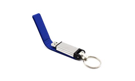 32GB Key Chain Colorful Flip Leather USB Flash Driver