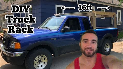 DIY Wooden Truck Rack (Quick Setup & Teardown Build) - YouTube