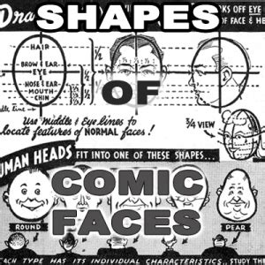 Proportions and Shapes of Comic Human Faces / Heads – Cartooning Lesson ...