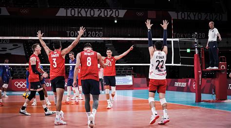 U.S. Men Open Olympic Games with Sweep vs France - USA Volleyball