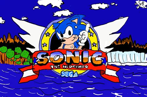 I MADE A HD VERSION OF SONIC 1S TITLE SCREEN! ( I’m working on 2s title ...