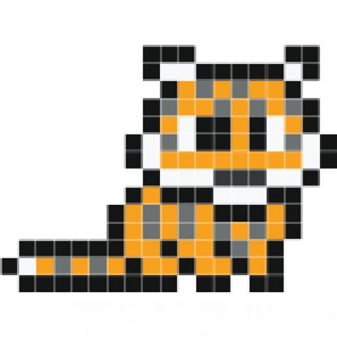 Tiger #stitching #stitching #zeichnen | Pixel art, Minecraft pixel art, Lego mosaic