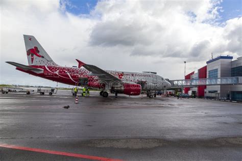 Khrabrovo Airport, Kaliningrad Editorial Photo - Image of khrabrovo ...