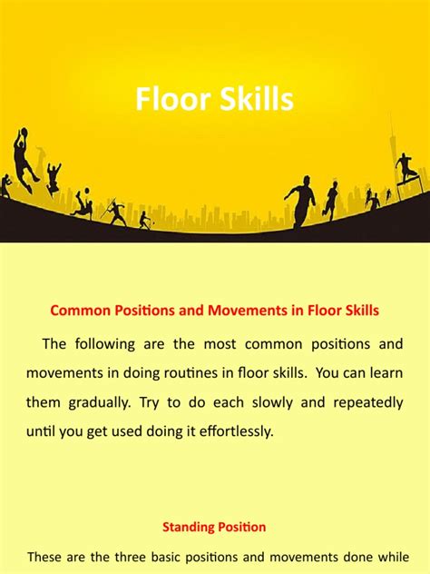 6 - Floor Skills | PDF