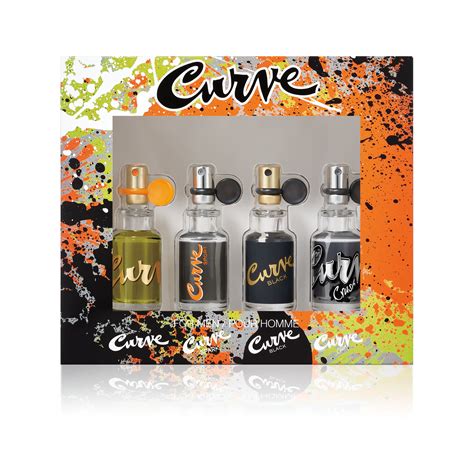 ($84 Value) Curve Collection Cologne Gift Set For Men, 4 Pieces - Walmart.com - Walmart.com