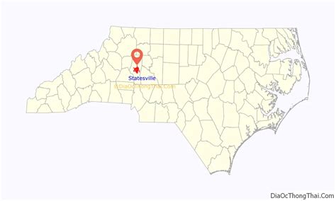 Map of Statesville city - Thong Thai Real