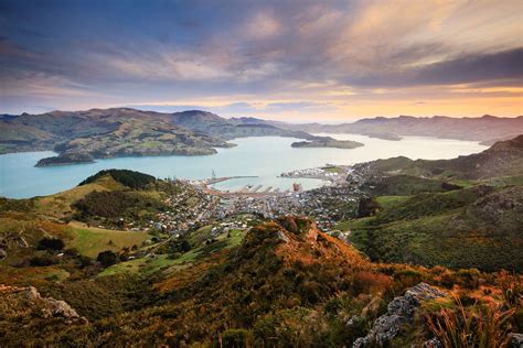 Lyttelton Harbour Sunset - NZ Landscape Prints