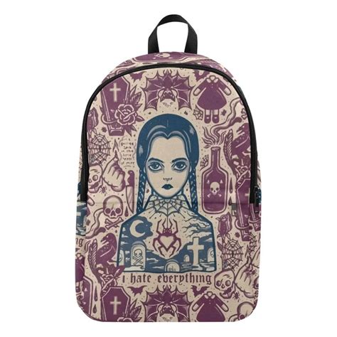 Wednesday Addams Personalized Backpack – PimpYourWorld Personalized Backpack, Personalised, Back ...