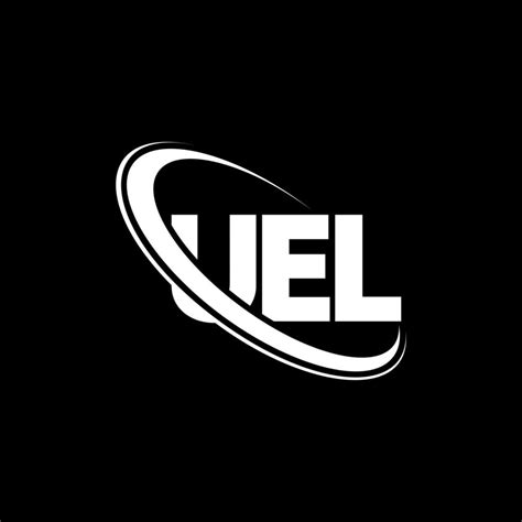 logotipo de uel. letra original. diseño del logotipo de la letra uel ...