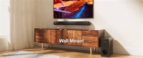 Amazon.com: ULTIMEA 4.1ch Sound Bars for TV with Subwoofer, 2-in-1 Detachable Soundbar for TV ...