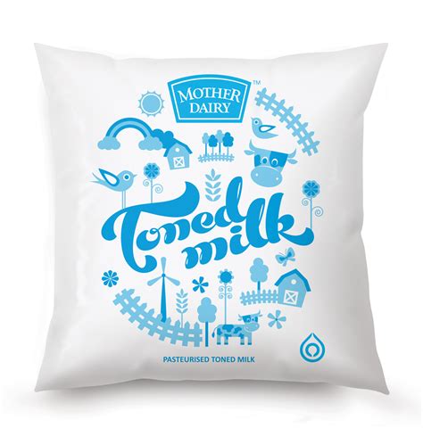 Mother Dairy Milk Packaging :: Behance