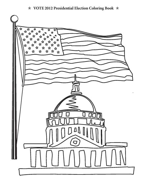 First Continental Congress Drawing Sketch Coloring Page