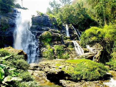 Waterfall On Doi Inthanon, Chiang Mai Free Stock Photo - Public Domain Pictures