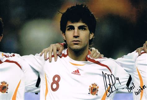 Signed Cesc Fabregas Spain Photo - Its Signed Memorabilia