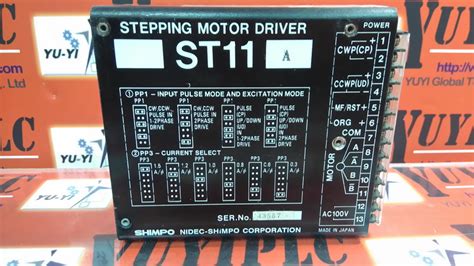 SHIMPO STEPPING MOTOR DRIVER ST11 - PLC DCS SERVO Control MOTOR POWER SUPPLY IPC ROBOT