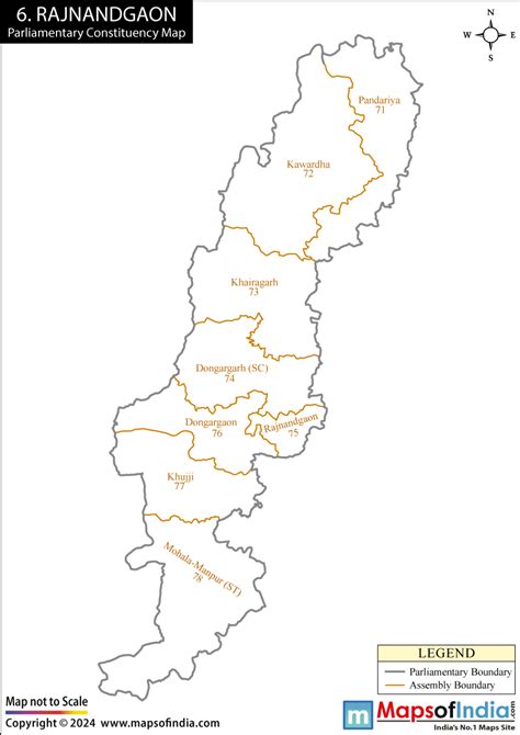 Rajnandgaon Parliamentary Constituency Map, Election Results and Winning MP