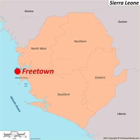 Freetown Map | Sierra Leone | Detailed Maps of Freetown