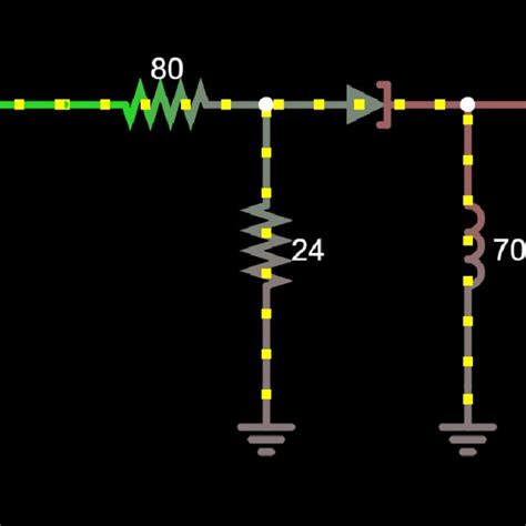 Circuit model configuration using Falstad Circuit Simulator. The... | Download Scientific Diagram