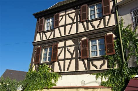 Half-timbered House, Alsace, France Stock Image - Image of house, tradition: 41887675