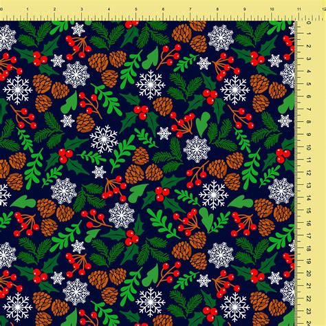 Christmas Fabric Print - Lovely Script