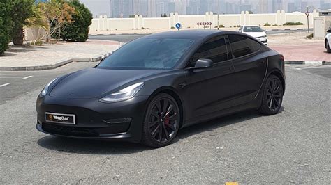 Tesla Model S - Matte Black Wrap | WrapStyle