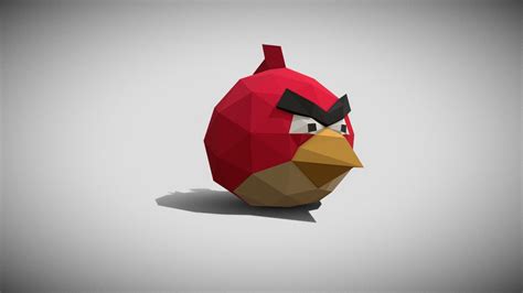 Angry Bird Red - 3D model by ultraland [09f1fe8] - Sketchfab