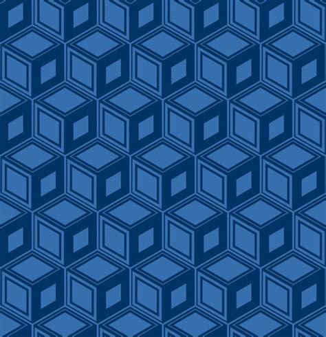 Premium Vector | Seamless geometric cube pattern design