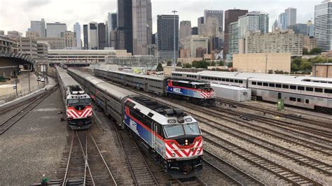 Railfanning Union Station Chicago, IL During Rush Hour - YouTube