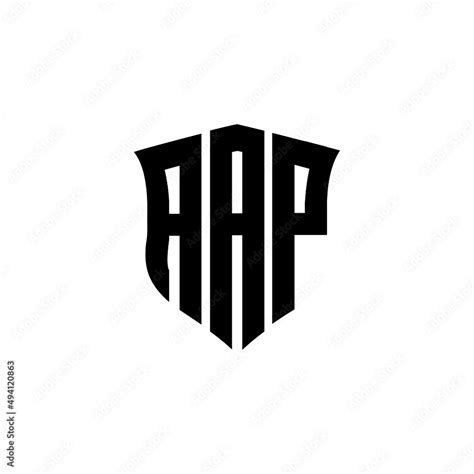 AAP letter logo design with white background in illustrator, cube logo, vector logo, modern ...