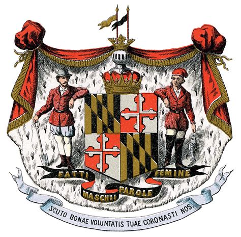 Maryland Coat Of Arms Painting by Granger - Pixels