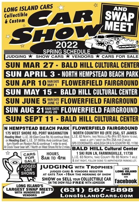 Long Island Cars Custom & Collectible Car Show and Swap Meet – Flowerfield Fairground – NY ...