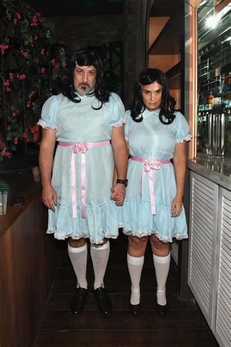 Joey Fatone and Izabel Araujo as The Shining Twins | Celebrity costumes, Joey fatone, Celebrity ...