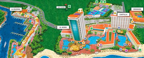 Resort Map | El Cid Resorts | Mazatlan, Mexico